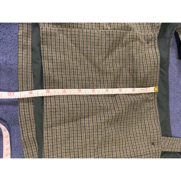 Abercrombie & Fitch Brown Plaid Tank Top Crop Top Large - Picture 9 of 9